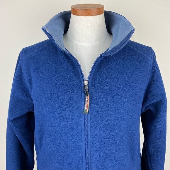 L.L. Bean Full-Zip Fleece Jacket - Navy - Picture 3 of 6